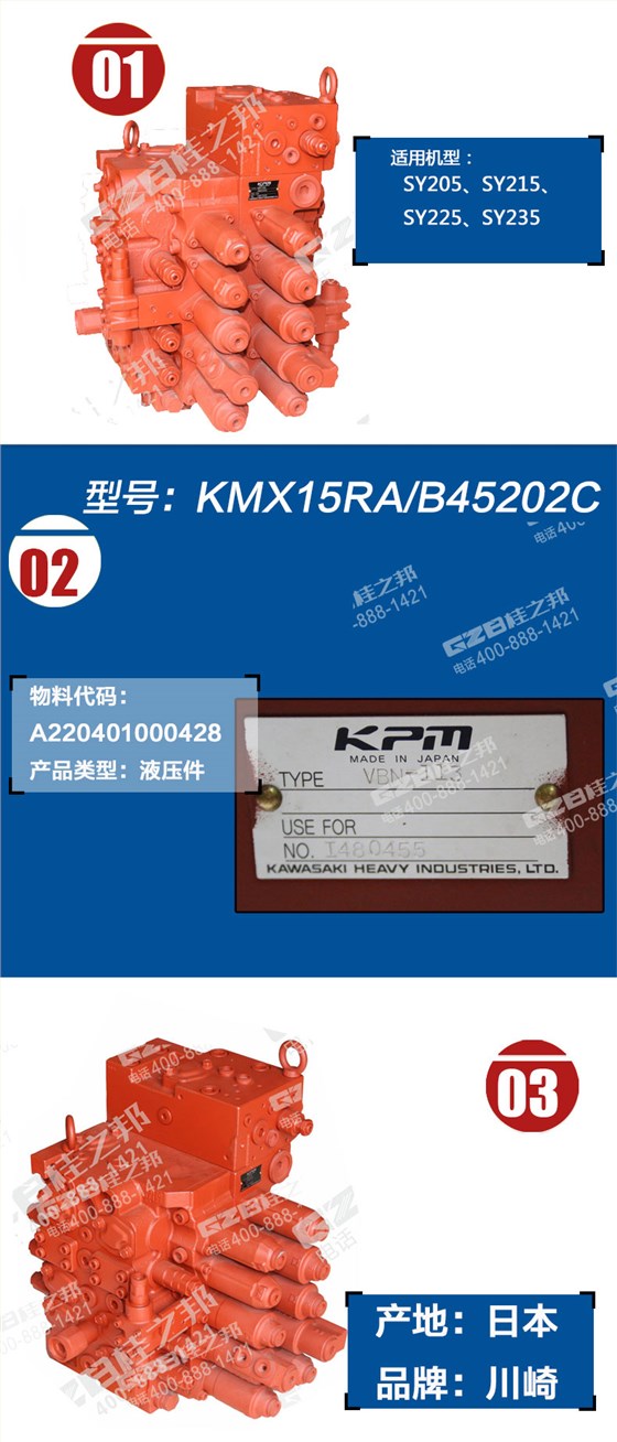 三一挖掘機(jī)多路閥 三一挖掘機(jī)多路閥