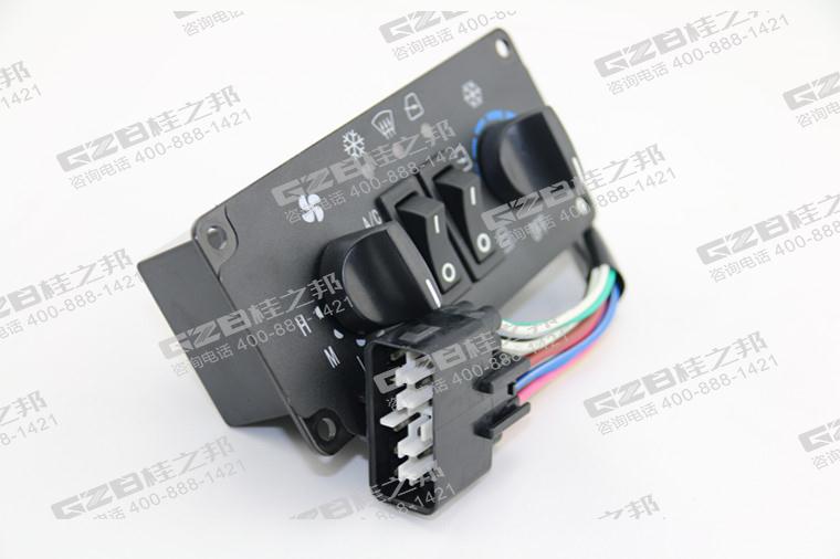 柳工挖掘機空調(diào)控制面板,柳工CLG908D挖掘機空調(diào)控制面板總成