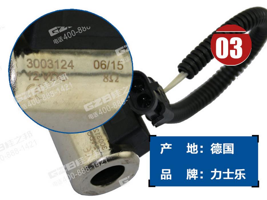三一挖掘機電磁閥線圈