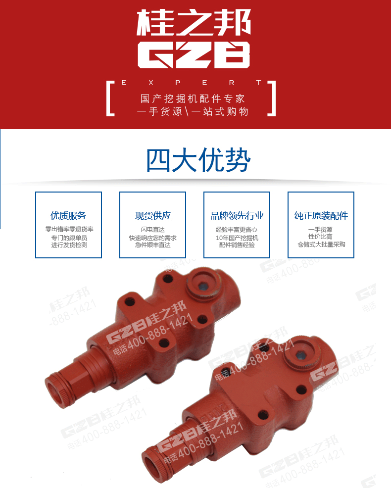 挖掘機(jī)邏輯閥組件