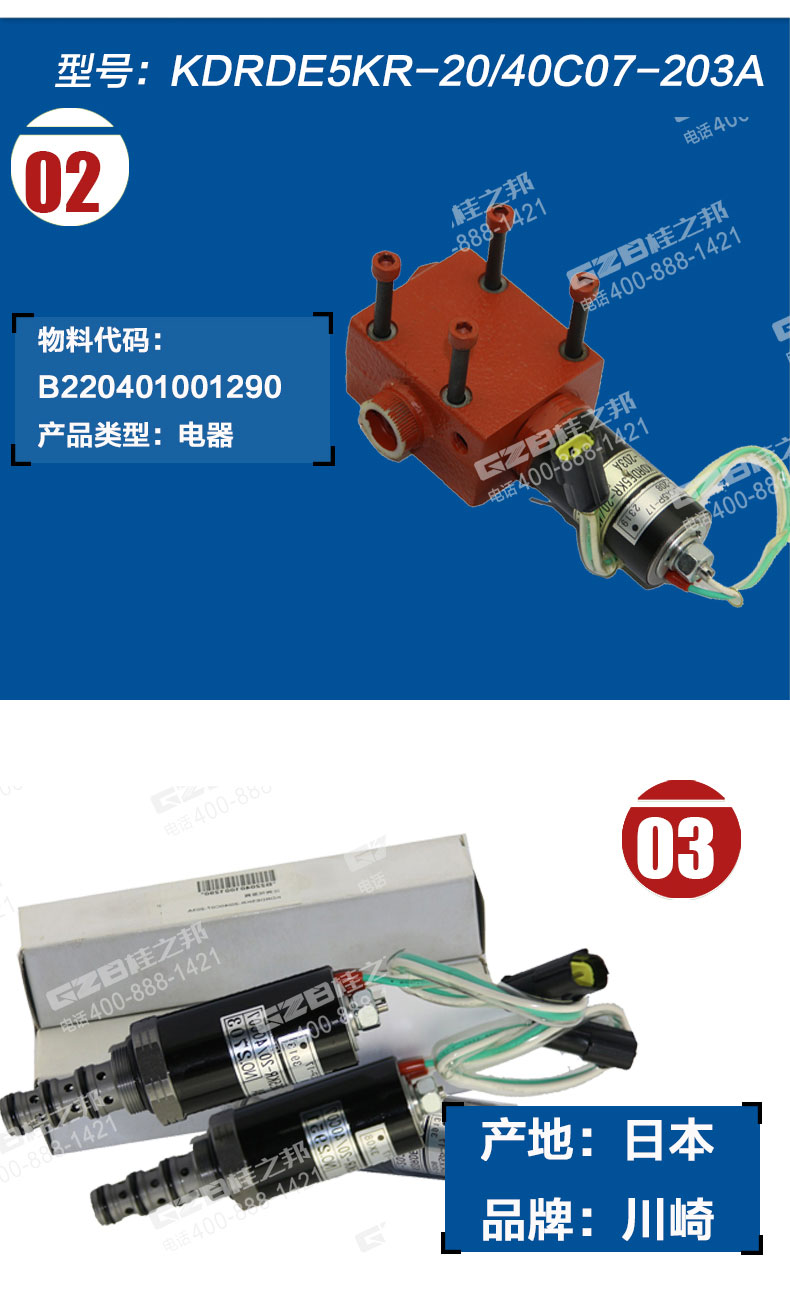 三一挖掘機比例伺服閥