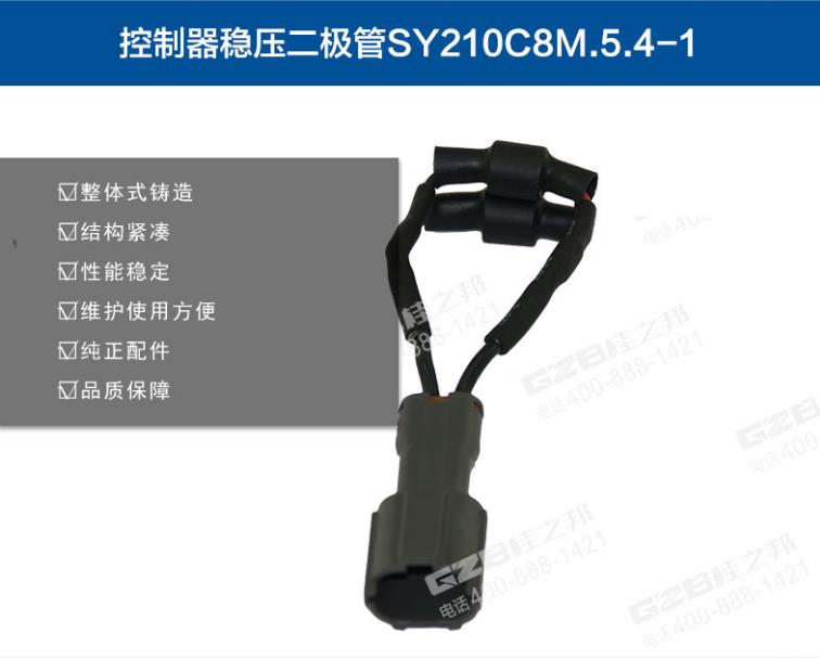 三一挖掘機(jī)穩(wěn)壓二管