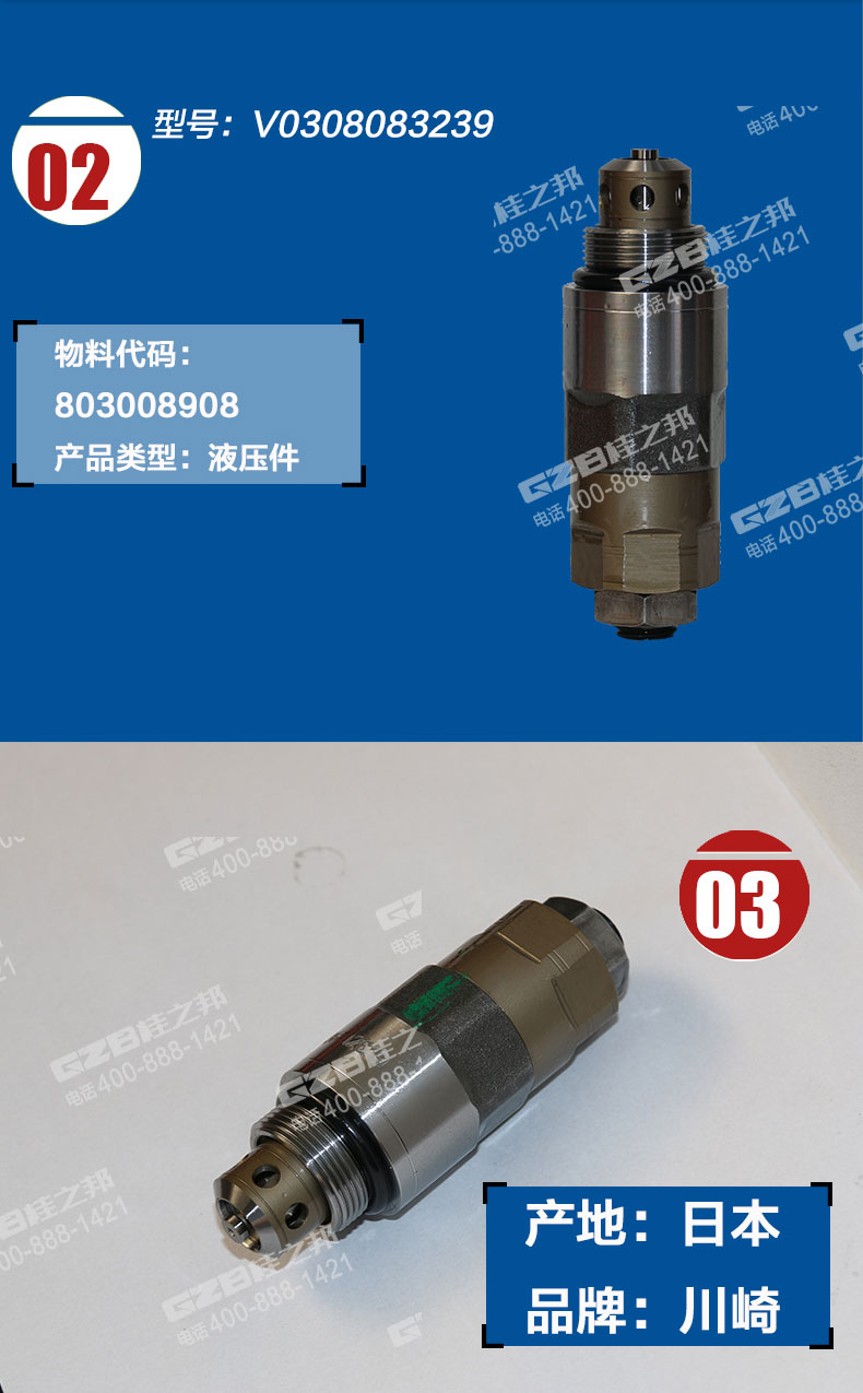 徐工250挖掘機(jī)溢流閥 徐工250挖掘機(jī)溢流閥