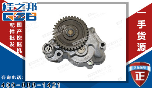 原裝三菱SY205挖機機油泵總成ME084735 挖機配件供應