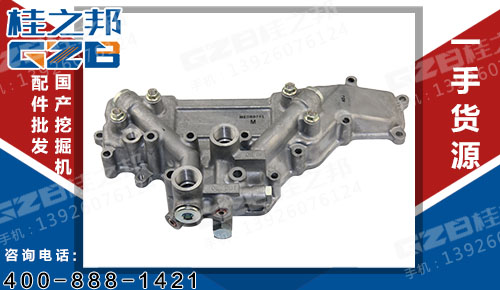 三一挖機配件 三菱發(fā)動機機油散熱器組件ME088741
